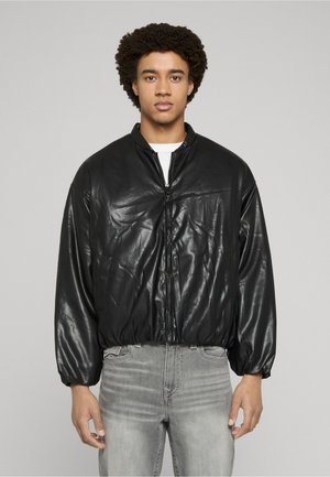 ANOTHER - Imiteret læderjakke - black