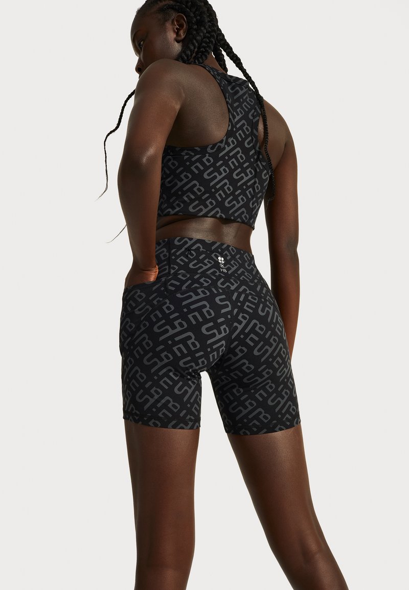 Damen Sportbekleidung | Sweaty Betty SWEATY BETTY X HALLE BERRY POWER BIKER SHORTS Tights black/schwarz - FJ04521 Damen Sportbekleidung | Sweaty Betty SWEATY BETTY X HALLE BERRY POWER BIKER SHORTS Tights black/schwarz - FJ04521
