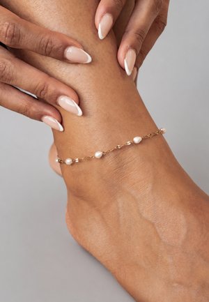 Hey Happiness, ROLO CHAIN PEARL - Anklet - gold-coloured