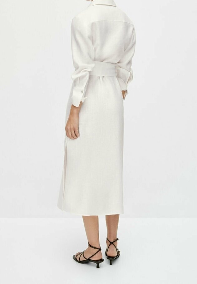 massimo dutti white shirt dress Massimo Dutti White shirt dress Size M