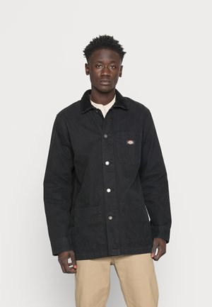 UNLINED CHORE COAT - Cappotto corto -  black