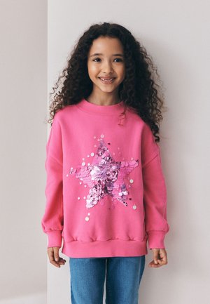 Next, REGULAR FIT - SWEATSHIRT - Sweatshirt - pink sequin star