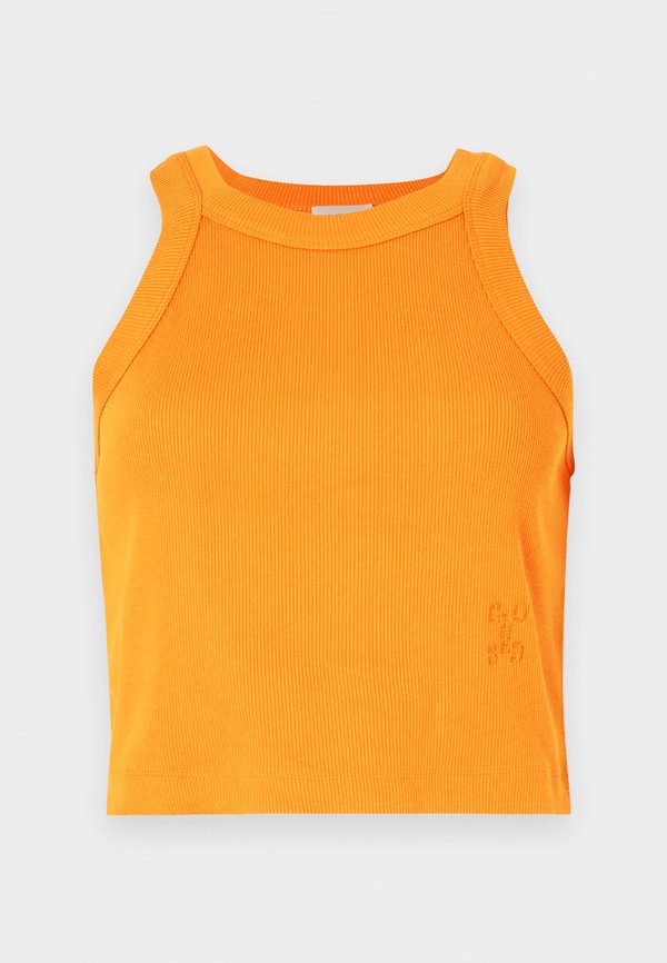 CROPPED RACER TANK - Top - pumpkin orange3