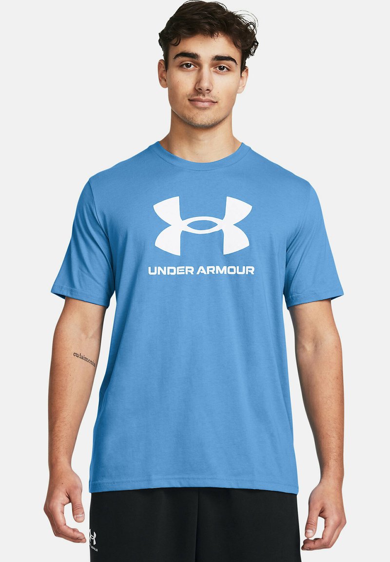 Under Armour LOGO - Sportiniai marškinėliai trumpomis rankovėmis - viral blue