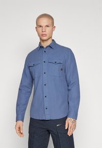 G-Star - SLIM SHIRT - Vapaa-ajan kauluspaita - vintage indigo gd Pienoiskuva 1