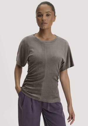 hessnatur, HESSNATUR - T-shirt print - silbergrün