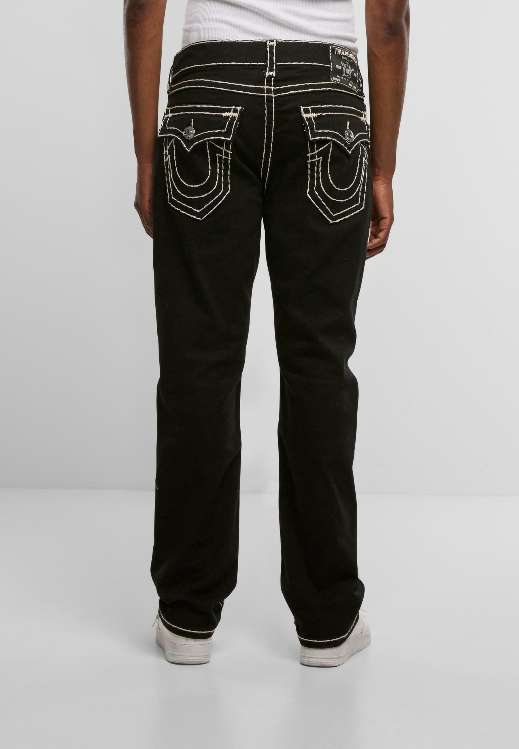 True Religion Straight leg jeans - black - Zalando