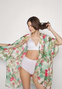 ONLY ONLLUNA LIFE PALM BEACH CARDIGAN - Paplūdimio reikmuo - cloud dancer
