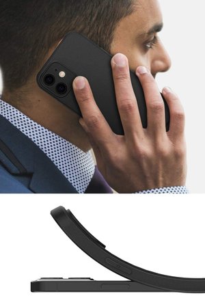 MATT SILICONE CASE FOR IPHONE 13 PRO - Tālruņa vāciņš - black