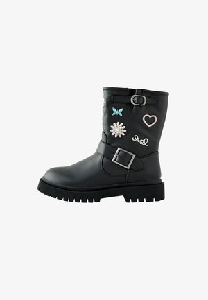 Next, REGULAR FIT - EMBELLISHED - Bottines de cowboy / motard - black