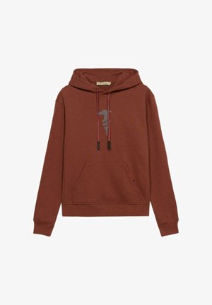 Trussardi, Kapuzenpullover - red siena