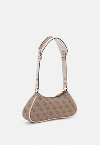 Guess MINTHA MINI TOP ZIP BAG - Ručna torba - latte/stone