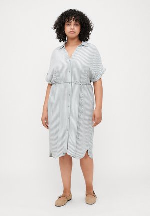 CARPENNA LOOSE DRESS - Shirt dress - abyss/bright white