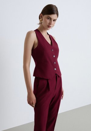 Calliope, GIACCA TINTA UNITA - Veste sans manches - bordeaux