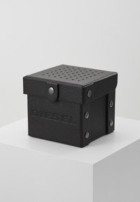 Diesel DOUBLE PENDANT - Halskæder - black/silver-coloured