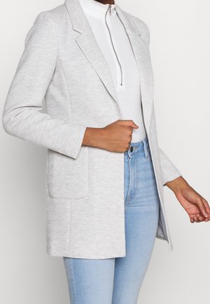 Manteau court - mottled light grey