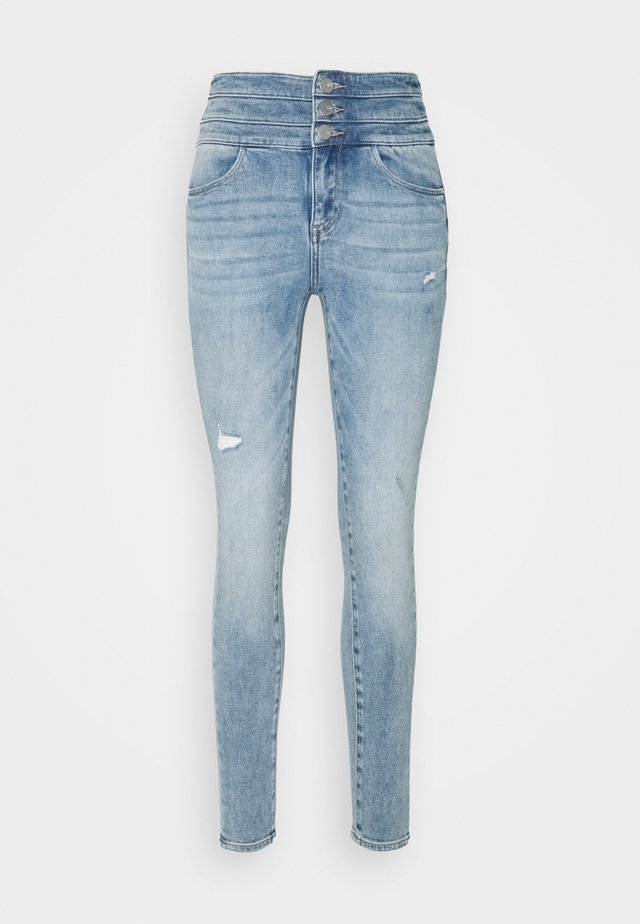 ATTACK - Jean slim - blue denim