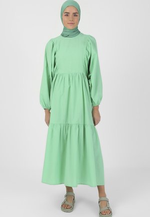 CREW NECK-MODEST-BENIN - Freizeitkleid - green