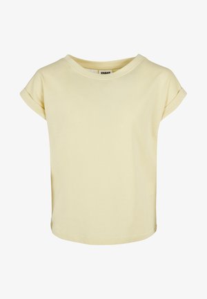 EXTENDED SHOULDER - Camiseta básica - softyellow