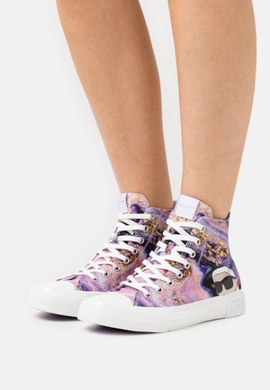 KARL LAGERFELD, Baskets montantes - lilac