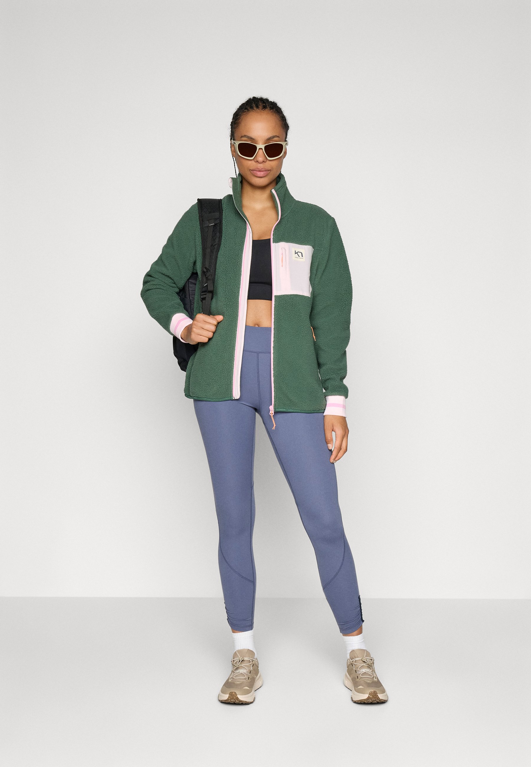 Kari Traa ROTHE MIDLAYER - Fleece jacket - thyme/green - Zalando