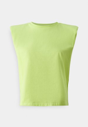 SOMETHINGNEW, SNBONNIE MUSCLE SHORT TEE - T-shirts basic - sharp green
