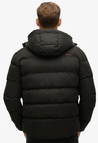 Superdry & Co HOODED MICROFIBRE PUFFER - Vinterjakker - black
