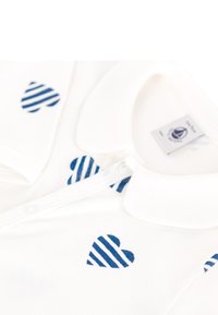 Petit Bateau BÉBÉ DORS BIEN SANS PIEDS COTE  COL CLAUDINE UNISEX - Pyžamo - marshmallow/multicoloured