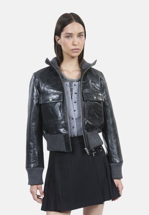 The Kooples Veste en cuir - black
