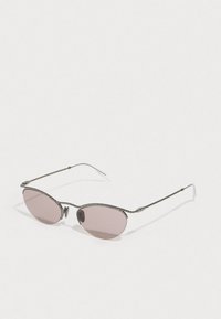 Sonnenbrille - shiny gunmetal/light purple/brown