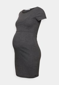 Anna Field MAMA Jerseyklänning - mottled dark grey