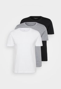 SIGNATURE TEE 3 PACK - Camiseta interior - white/black/grey