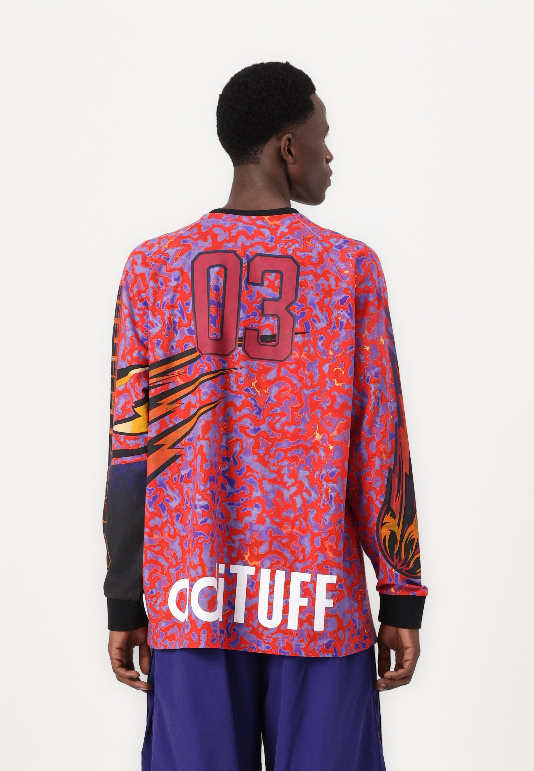 ◆adidas◆ ADILENIUM 3 Long Sleeve Graphic Tee Better Scarle Adidas Original Adilenium Season 3 Long Sleeve Graphic Tee