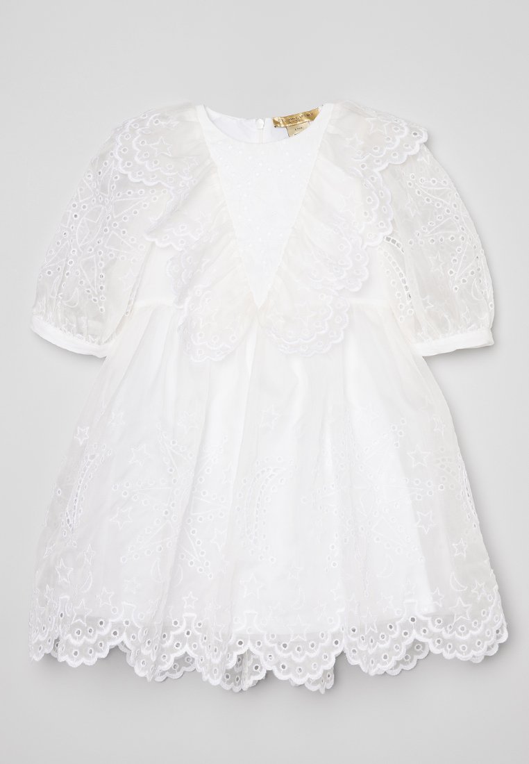 Stella McCartney Kids Jurk wit Stella McCartney Kids Jurk wit