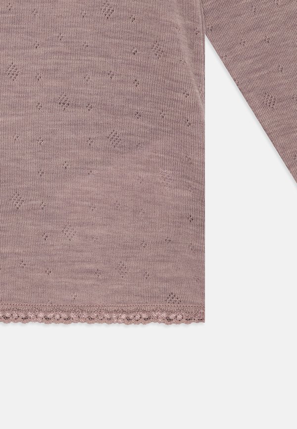 NMFWANG NEEDLE SOLID - Long sleeved top - purple dove2