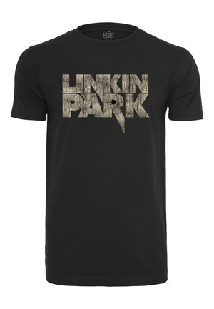 LINKIN PARK DISTRESSED LOGO TEE - Print T-shirt - black