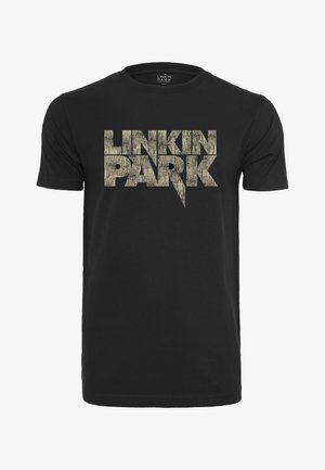 Merchcode LINKIN PARK DISTRESSED LOGO TEE - Trükipildiga T-särk - black