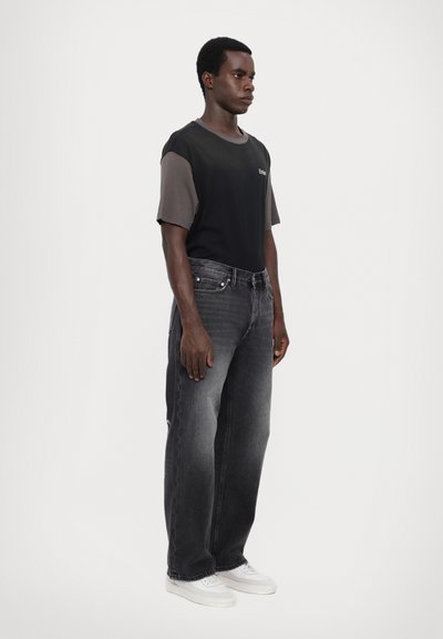 Evisu SKULL - Jeans a sigaretta - black