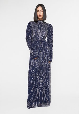Maryisa EMBELLISHED SEQUINS - Robe de cocktail - mid night blue