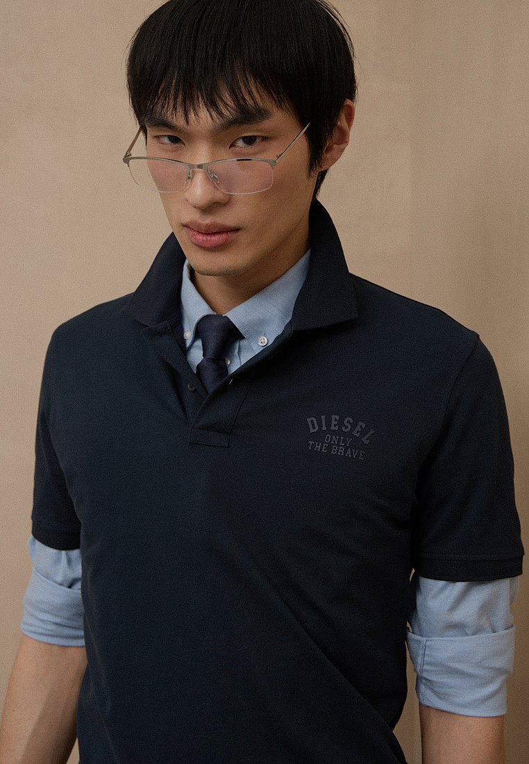 Diesel Poloshirt blauw