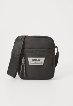PISCO LOGO CROSSBODY - Cross body bag - black