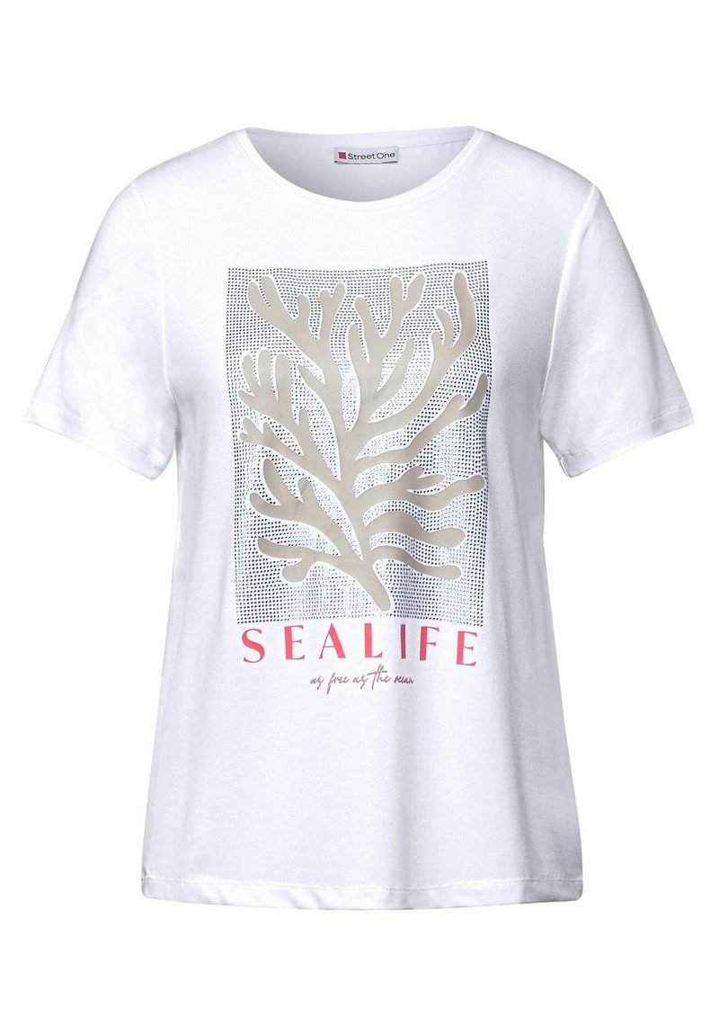 Damen T-Shirts | Street One T-Shirt print weiß - FN04215 Damen T-Shirts | Street One T-Shirt print weiß - FN04215