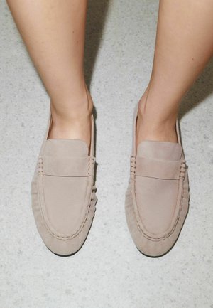 Next, N.PREMIUM ALMOND TOE RUCHED LOAFERS - Mokkasiner - taupe