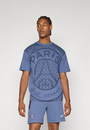 PSG PRINT TEE - Klubruházat - diffused blue