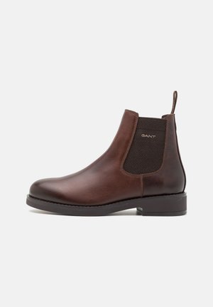 GANT PREPDALE - Classic ankle boots - dark brown