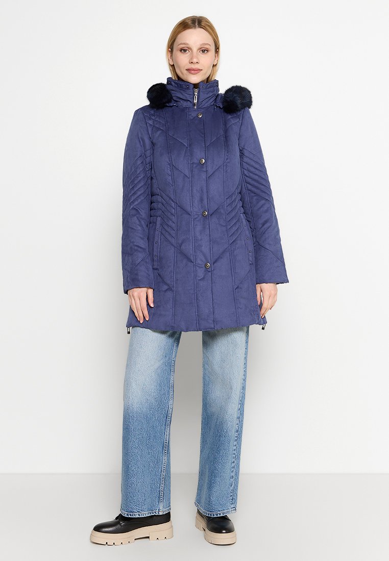 Damart Wintermantel blauw Damart Wintermantel blauw