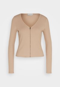 Long sleeved top - camel