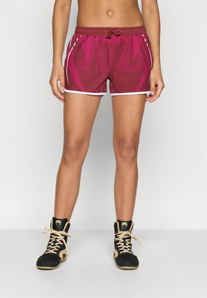 TRAINING SHORTS - Calções desportivos - burgundy/pink