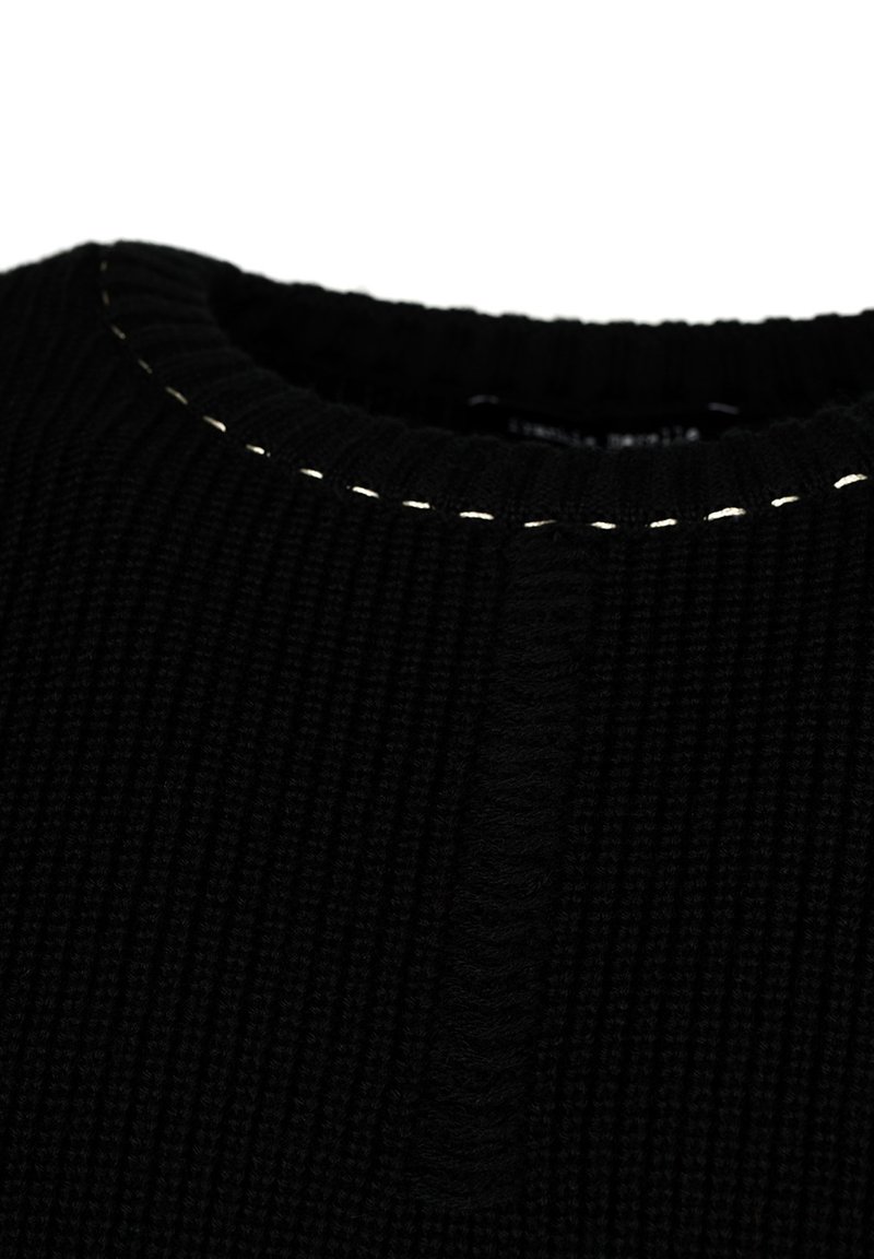 Herren Strickjacken | Frankie Morello Strickpullover schwarz - FX64179 Herren Strickjacken | Frankie Morello Strickpullover schwarz - FX64179