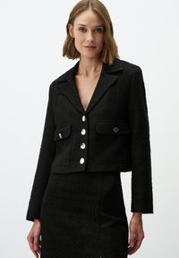 TEXTURED - Blazer - black